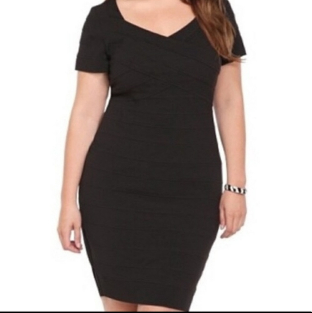 Torrid Body Con Bandage Knee Length Dress